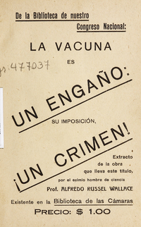 La vacuna es un engaño : su imposición, un crimen! : extracto de la obra que lleva este título