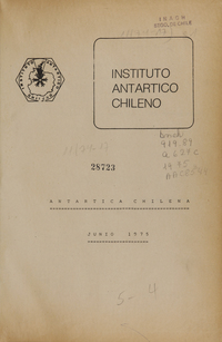 Antártica Chilena/Instituto Antártico Chileno. Santiago : El Instituto, 1975