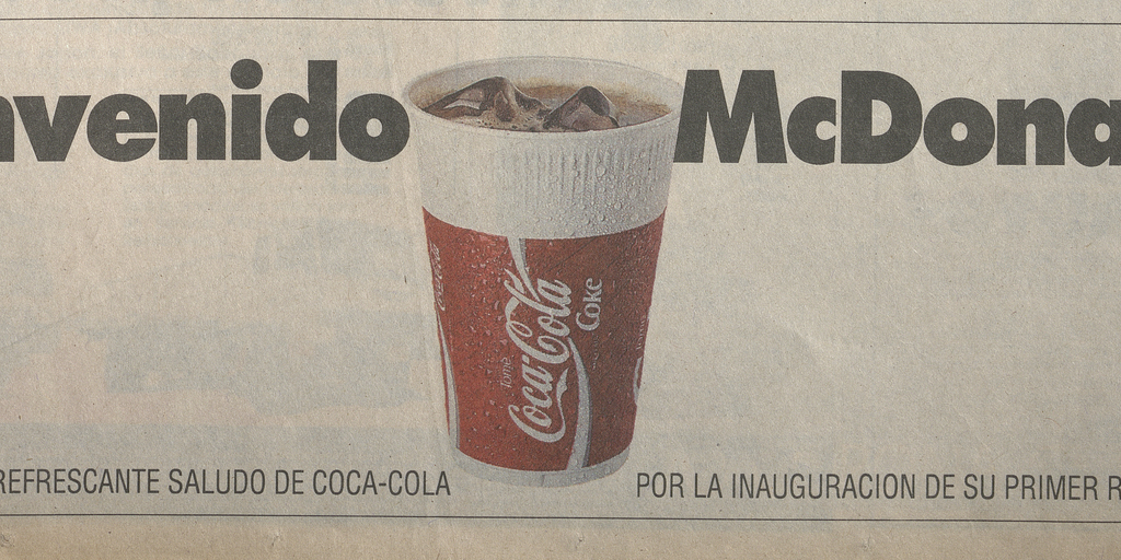 “Bienvenido McDonald’s”