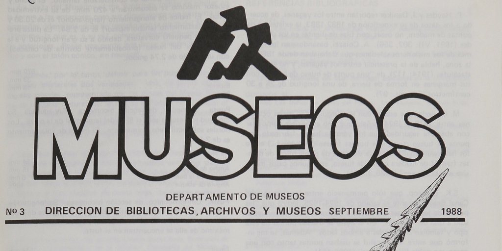 Museos: número 3, septiembre de 1988