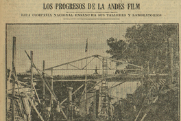 Los progresos de la Andes Film.