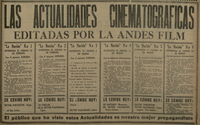 Las Actualidades cinematográficas editadas por la Andes Film