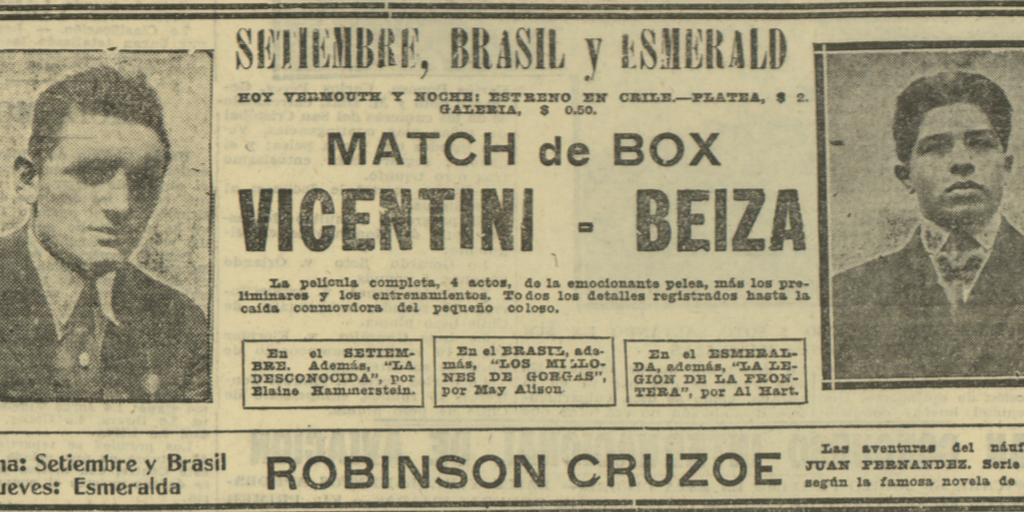 Match de box Vicentini-Beiza