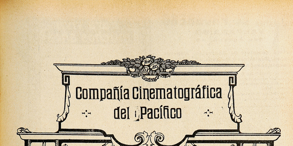 Aviso Compañía Cinematográfica del Pacífico