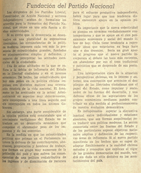 Fundación del Partido Nacional, Diario El Mercurio, Santiago, jueves 12 de mayo de 1966.