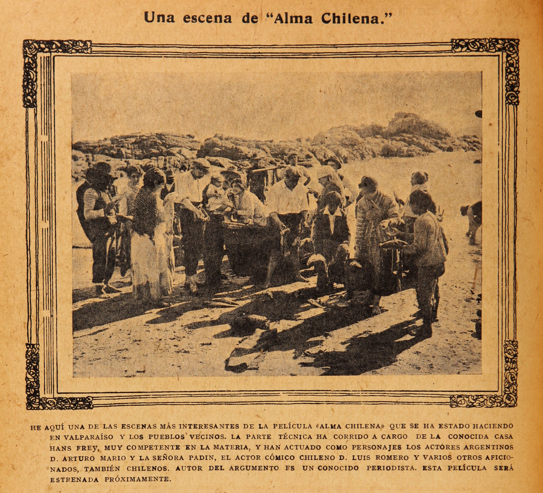 Una escena de Alma chilena