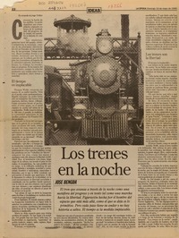 Los trenes en la noche  [artículo] José Bengoa.