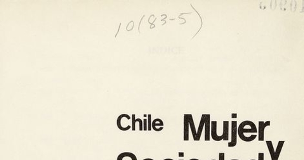 "La mujer y los estudios universitarios en Chile: 1957-1974"