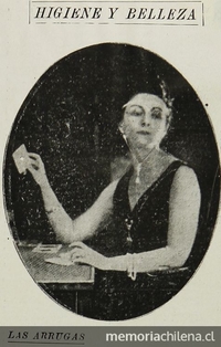 Aviso publicitario "Arrugas", 1921