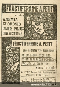  Jugo de frutas contra la anemia, 1913
