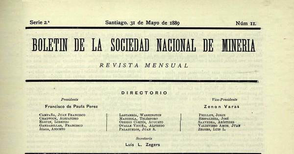 Esposicion Universal de París de 1889, catálogo de la coleccion mineralójica de la República de Chile