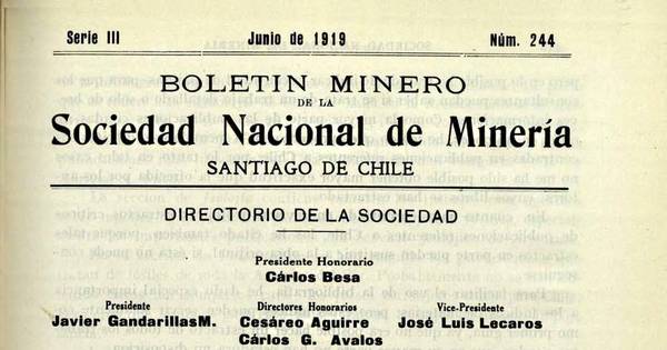 Bibliografia minera y jeolójica de Chile.