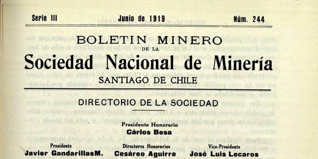 Bibliografia minera y jeolójica de Chile.