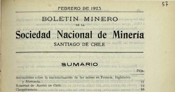 La minería de Copiapó. Introducción
