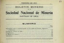 La minería de Copiapó. Introducción