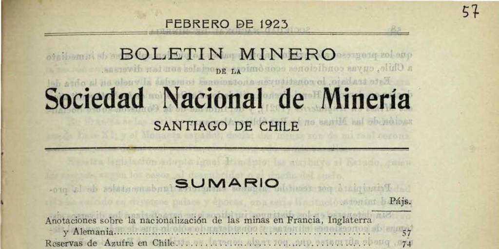 La minería de Copiapó. Introducción