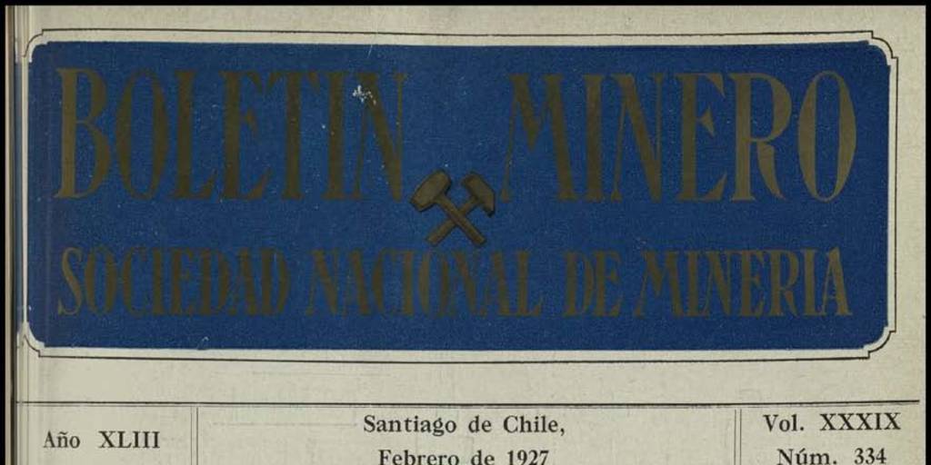 Monografía de la Andes Copper Mining Co. Mineral de Potrerillos.