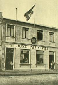 Casa comercial de José Pasinovich, Punta Arenas, 1906