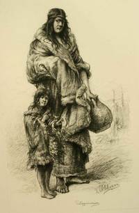 Mujer aónikenk con su hija, 1884