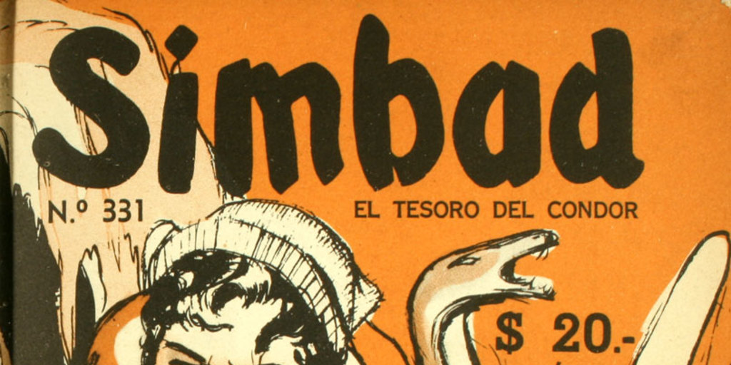 Simbad: el gran amigo del Peneca: año 7, números 331-347, 4 de enero a 25 de mayo de 1956