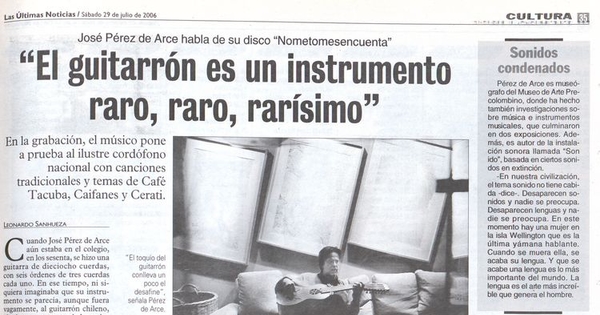 "El Guitarrón es un instrumento raro, raro, rarísimo"