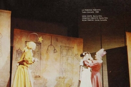 Los actores Norma Ortiz, Nancy Ortiz y Cecilia Cururella en una escena de La Princesa Panchita, 1958.