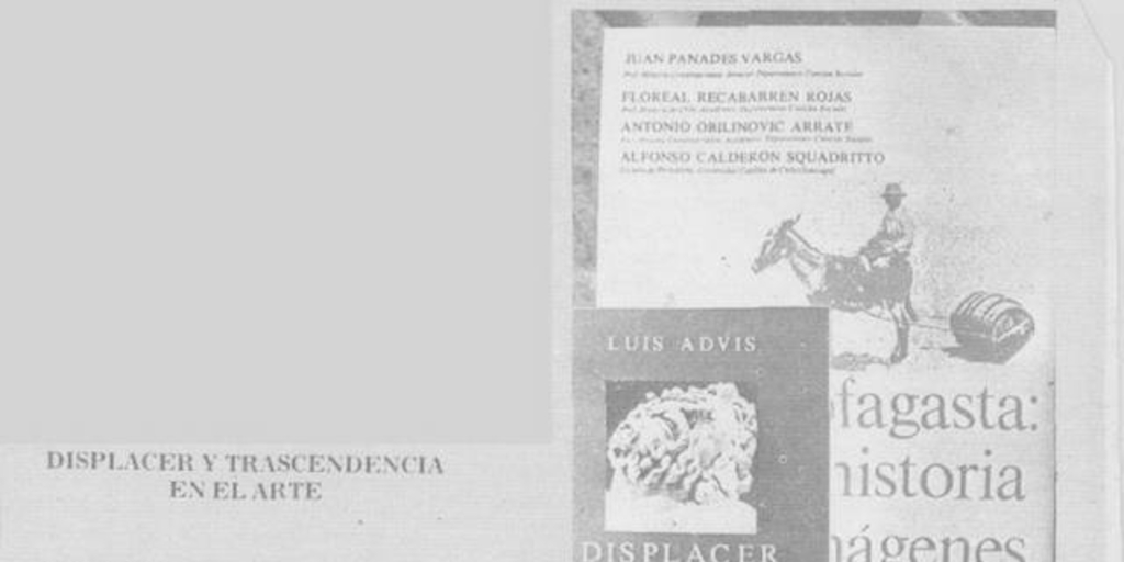 "Displacer y trascendencia en el arte" de Luis Advis