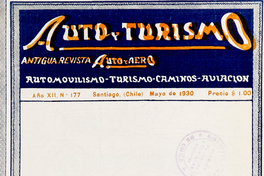 Auto y Turismo nº177(may.1930)