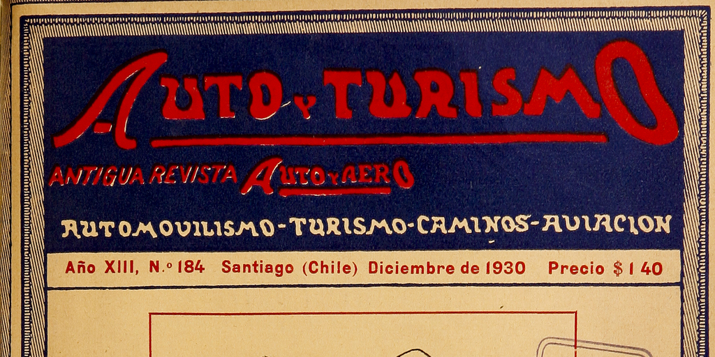 Auto y Turismo nº184(dic.1930)
