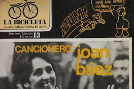 Revista La Bicicleta nº 13, 23 de jun.- 22 de junio. 1981, Santiago.