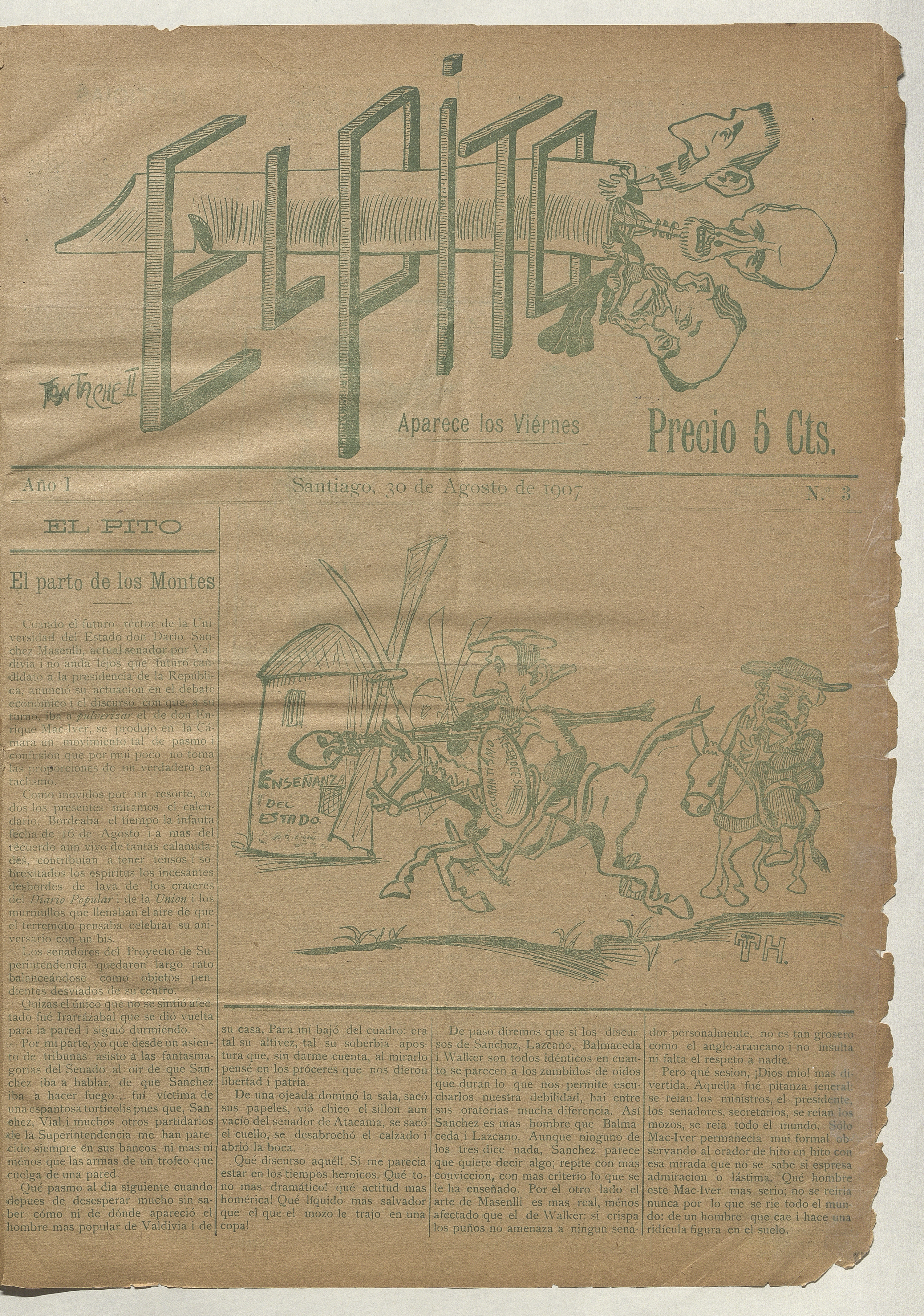 El Pito, número 3, 1907