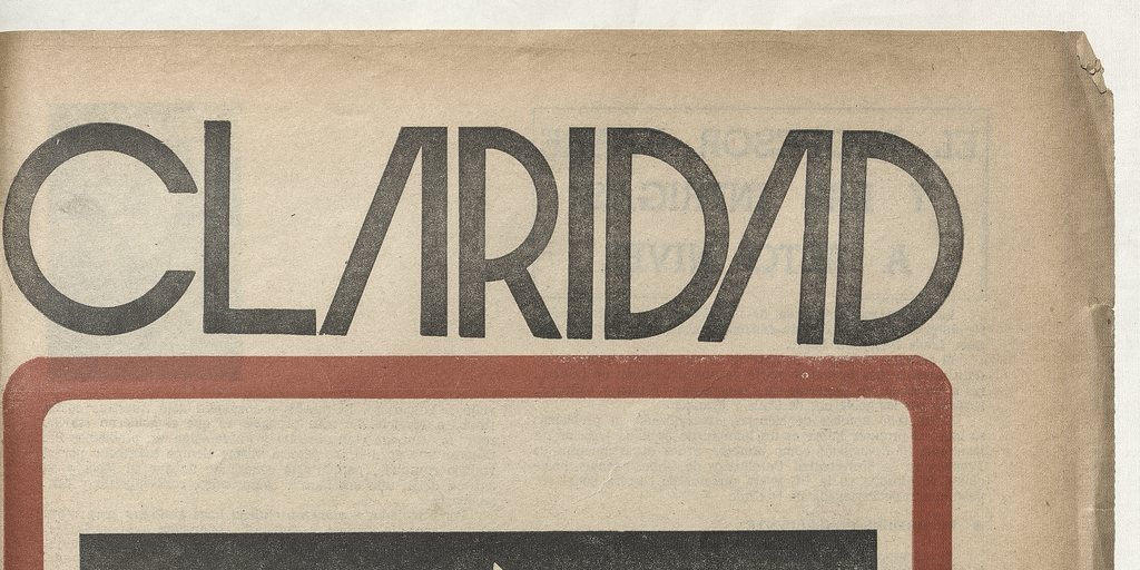 Claridad, agosto, 1970