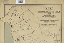 Plano de los ferrocarriles de Chile [material cartográfico] : Ferrocarriles del Estado y ferrocarriles de propiedad particular.