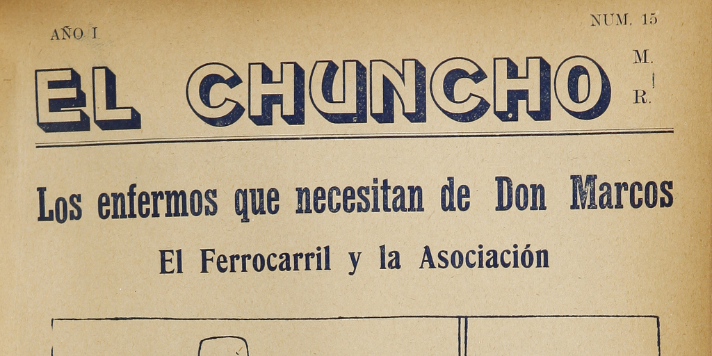 El Chuncho, N° 15, 27 de enero de 1929