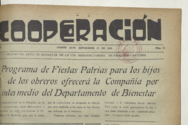 Cooperación, N° 25, 13 de septiembre de 1935
