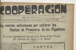 Cooperación, N° 34, 15 de noviembre de 1935