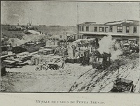 Muelle de carga de Punta Arenas, 1920