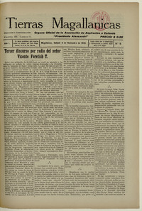 Tierras Magallánicas, número 9, 9 de noviembre de 1935