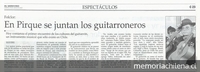 Folclor: En Pirque se juntan los guitarroneros