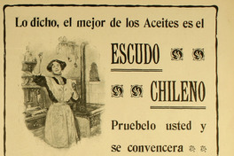 Publicidad "Aceite Escudo Chileno"
