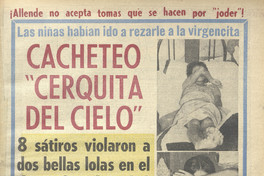 Portada periódico El Clarín, 24 de abril de 1973