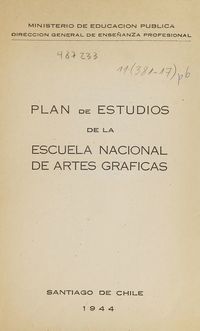 Plan de estudios de la Escuela Nacional de Artes Gráficas