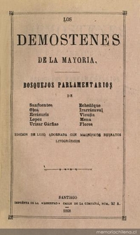 Los Demóstenes de la mayoría (1868)