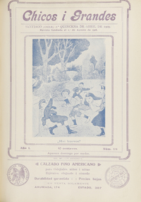 Chicos i grandes: año 1, número 18, 2a. quincena de abril de 1909