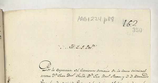  [Carta] 1810 Ago. 23, Santiago [al] S[eñ]or d[o]n Mateo Toro Sambrano, Precidente y Capitan G[ene]ral[manuscrito]