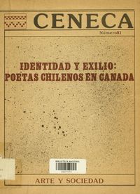 Identidad y exilio: poetas chilenos en Canadá