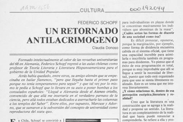 Un Retornado Antilacrimógeno