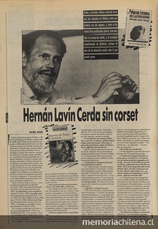 Hernán Lavín Cerda sin Corset