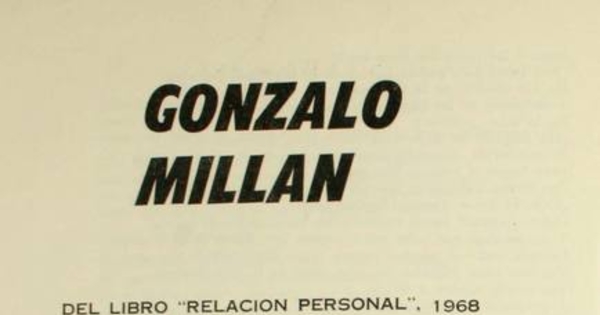 Gonzalo Millán