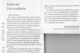 Editorial universitaria